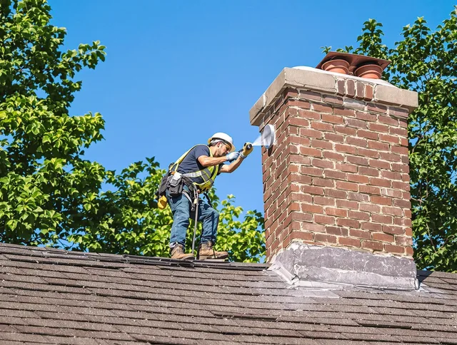 Bellingham Chimney Sweep performing an inspection with advanced tools in Bellingham, MA
