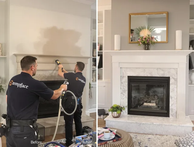 Professional soot removal by Bellingham Chimney Sweep team in Bellingham, MA
